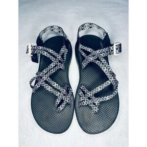 Chaco Womens Zong X Ecotread Sandal Size 11 Black Slide Travel Shoe Adjustable‎